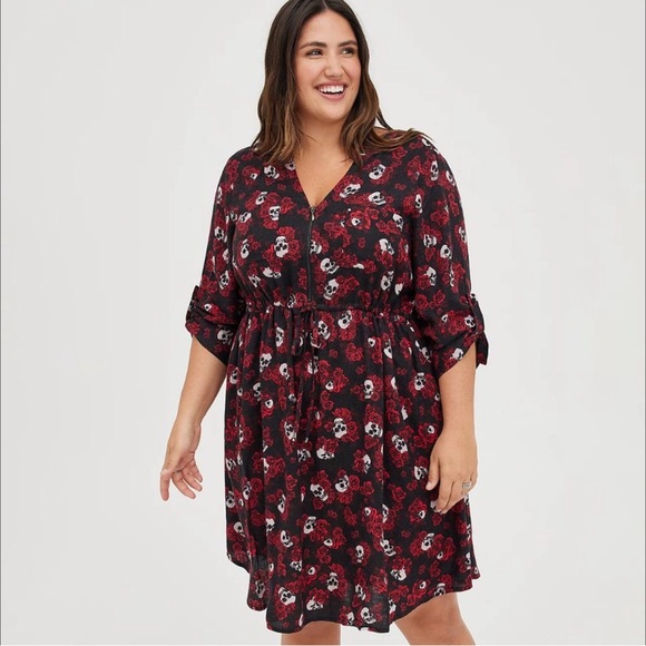 💀Beautiful skull & rose dress 🌹 - Picture 3 of 16